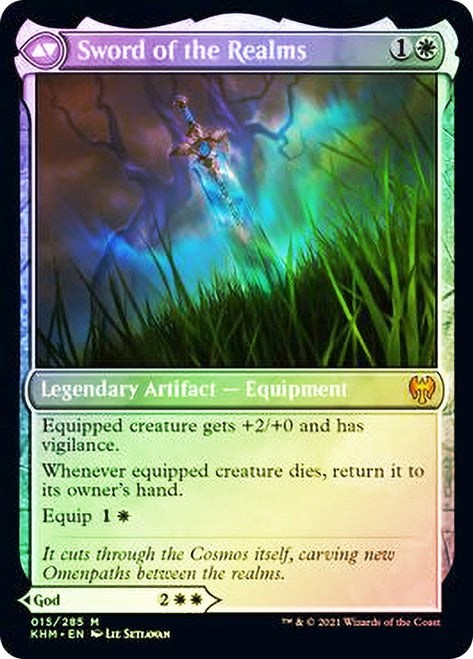 Halvar, God of Battle // Sword of the Realms [Kaldheim Prerelease Promos] | Lots Moore NSW