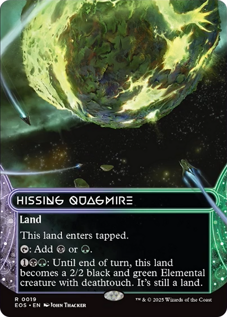 Hissing Quagmire (0019) (Borderless) [Edge of Eternities: Stellar Sights] | Lots Moore NSW