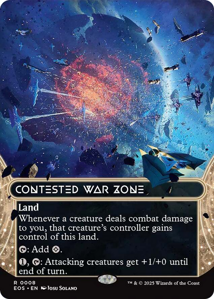 Contested War Zone (0008) (Borderless) [Edge of Eternities: Stellar Sights] | Lots Moore NSW