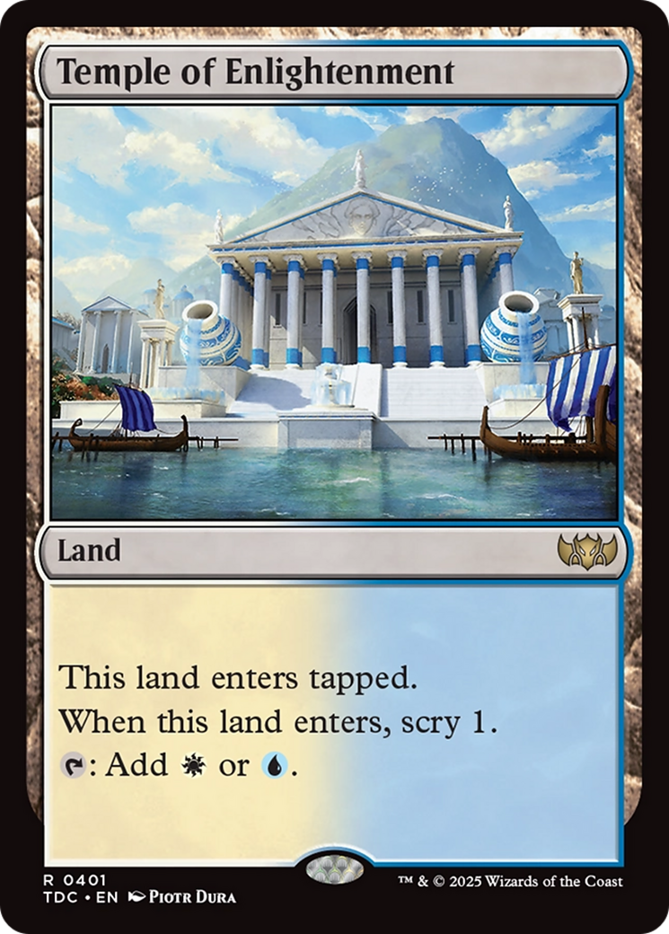 Temple of Enlightenment [Tarkir: Dragonstorm Commander] | Lots Moore NSW