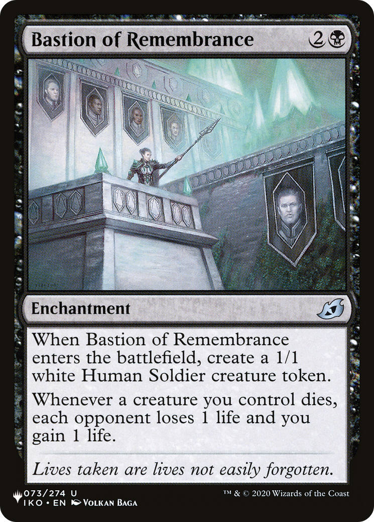 Bastion of Remembrance [The List Reprints] | Lots Moore NSW