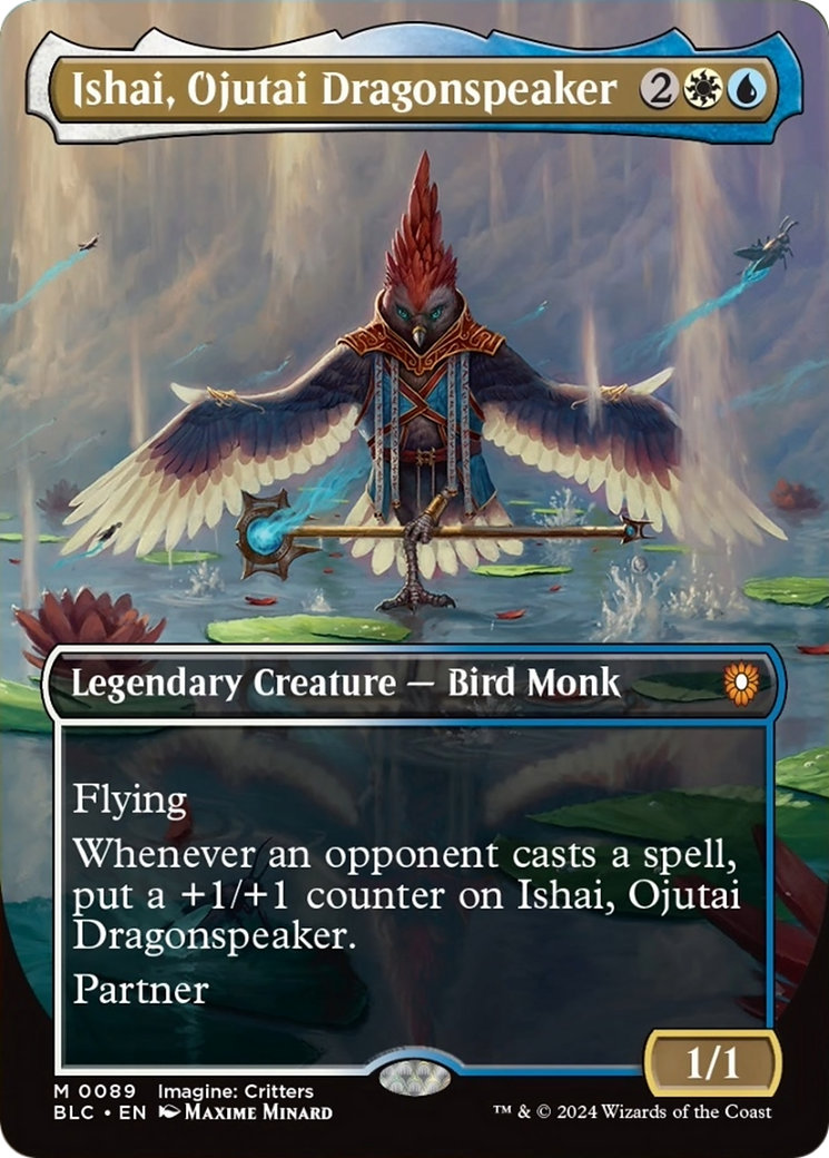 Ishai, Ojutai Dragonspeaker (Borderless) [Bloomburrow Commander] | Lots Moore NSW