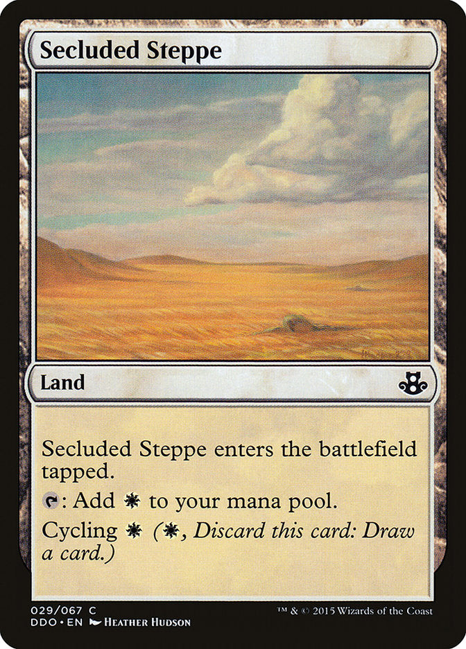 Secluded Steppe [Duel Decks: Elspeth vs. Kiora] | Lots Moore NSW