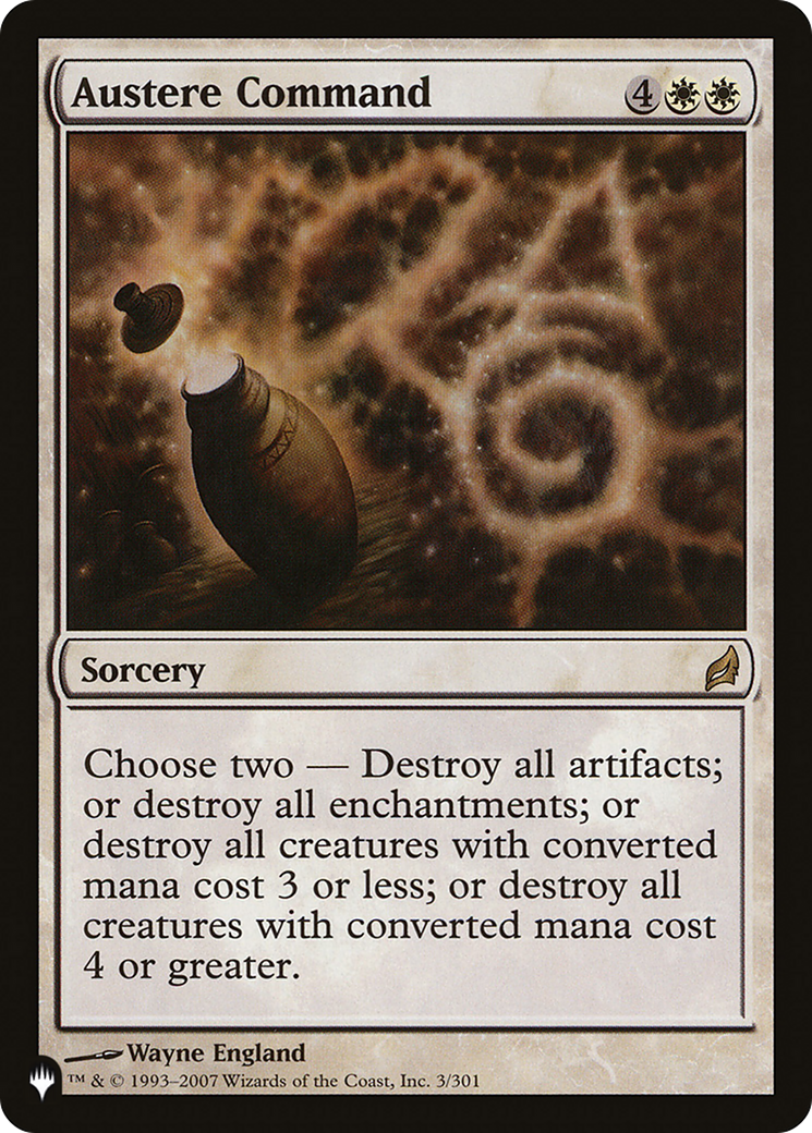 Austere Command (Surge Foil) [Marvel Super Heroes Commander] | Lots Moore NSW