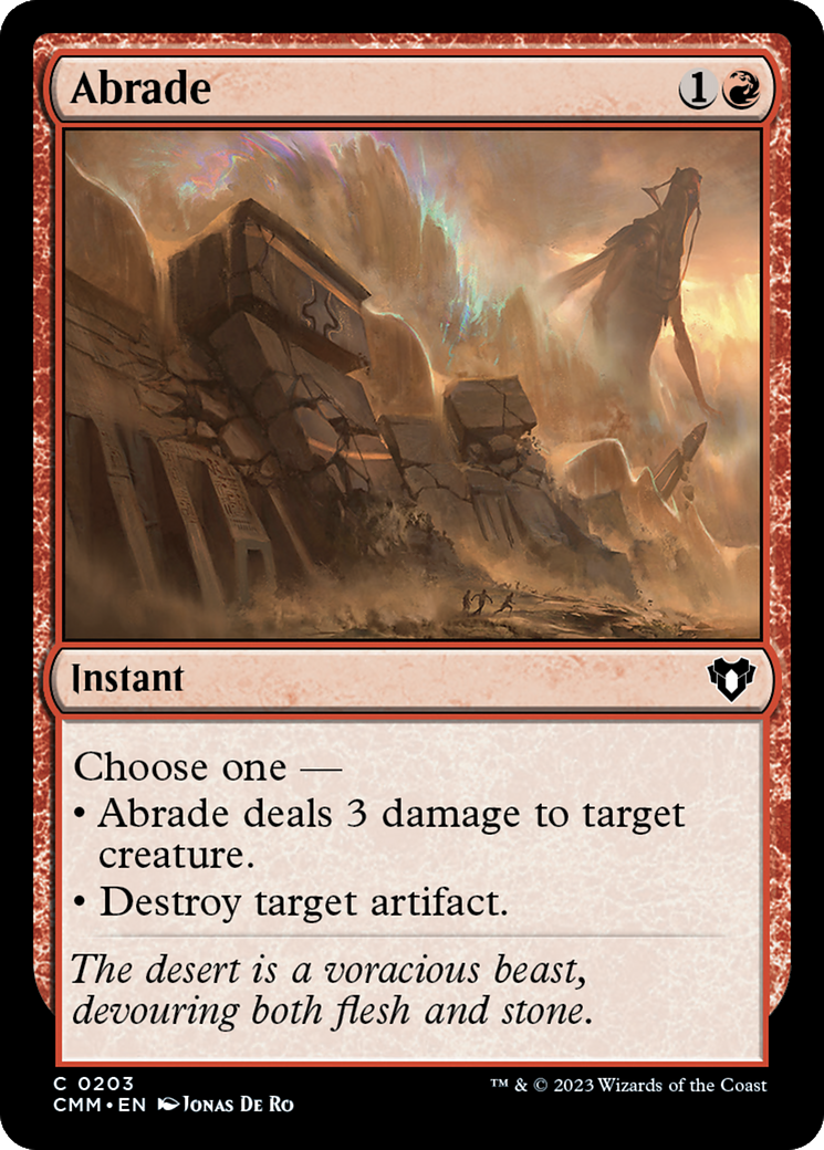 Abrade [Commander Masters] | Lots Moore NSW