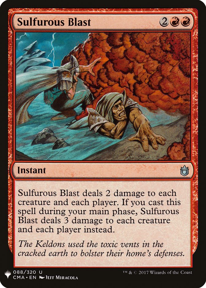 Sulfurous Blast [Mystery Booster] | Lots Moore NSW