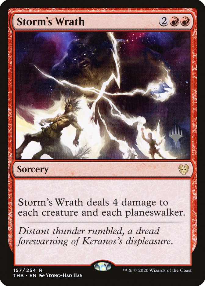 Storm's Wrath (Promo Pack) [Theros Beyond Death Promos] | Lots Moore NSW