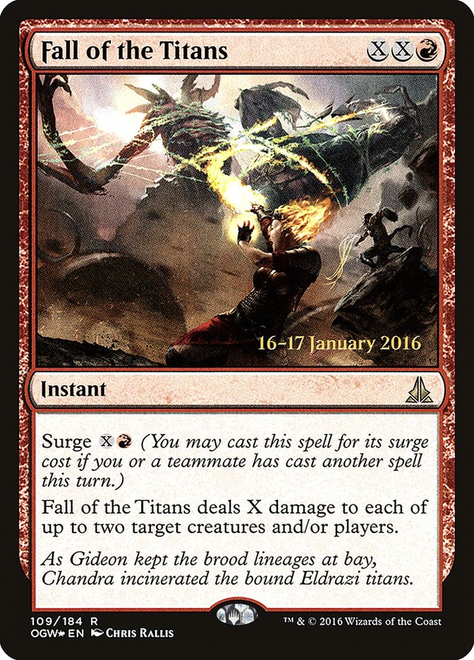 Fall of the Titans [Oath of the Gatewatch Prerelease Promos] | Lots Moore NSW