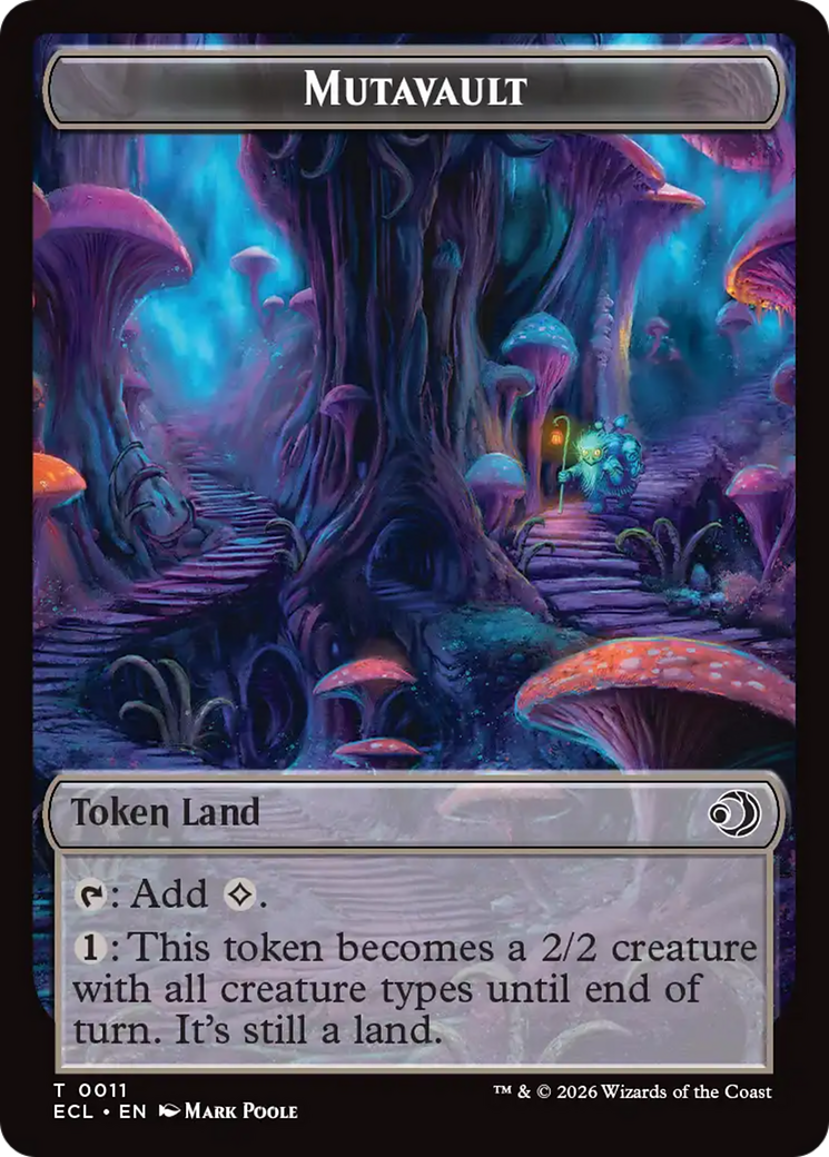 Elk // Mutavault Double-Sided Token [Lorwyn Eclipsed Tokens] Magic: The Gathering | Lots Moore NSW