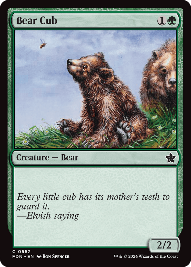 Bear Cub [Foundations] | Lots Moore NSW