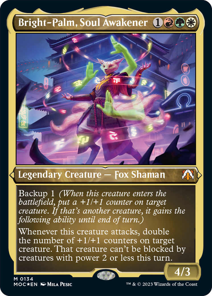 Bright-Palm, Soul Awakener (Display Commander) [March of the Machine Commander] | Lots Moore NSW