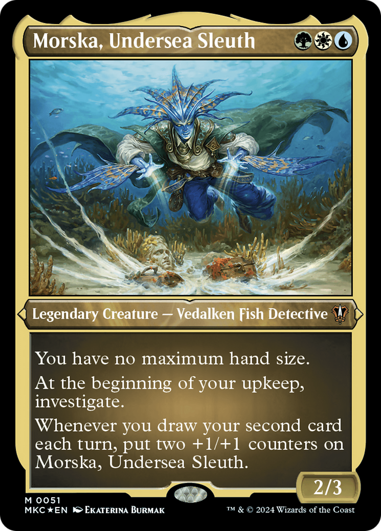 Morska, Undersea Sleuth (Display Commander) [Murders at Karlov Manor Commander] | Lots Moore NSW