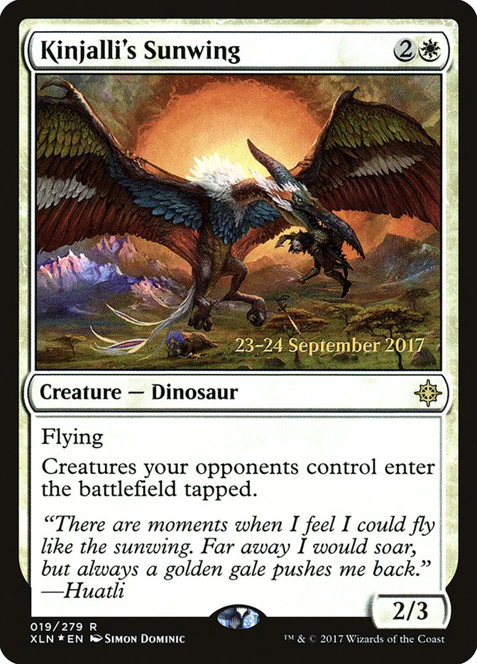 Kinjalli's Sunwing [Ixalan Prerelease Promos] | Lots Moore NSW