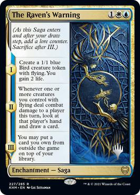 The Raven's Warning (Promo Pack) [Kaldheim Promos] | Lots Moore NSW