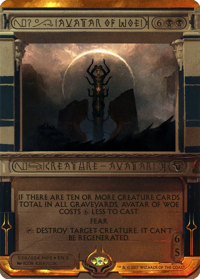 Avatar of Woe (Invocation) [Amonkhet Invocations] | Lots Moore NSW