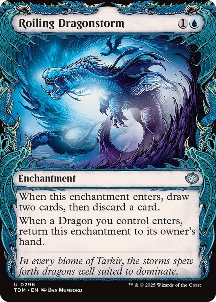 Roiling Dragonstorm (Showcase) [Tarkir: Dragonstorm] | Lots Moore NSW
