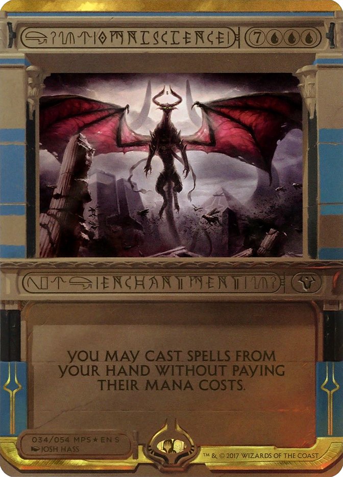 Omniscience (Invocation) [Amonkhet Invocations] | Lots Moore NSW