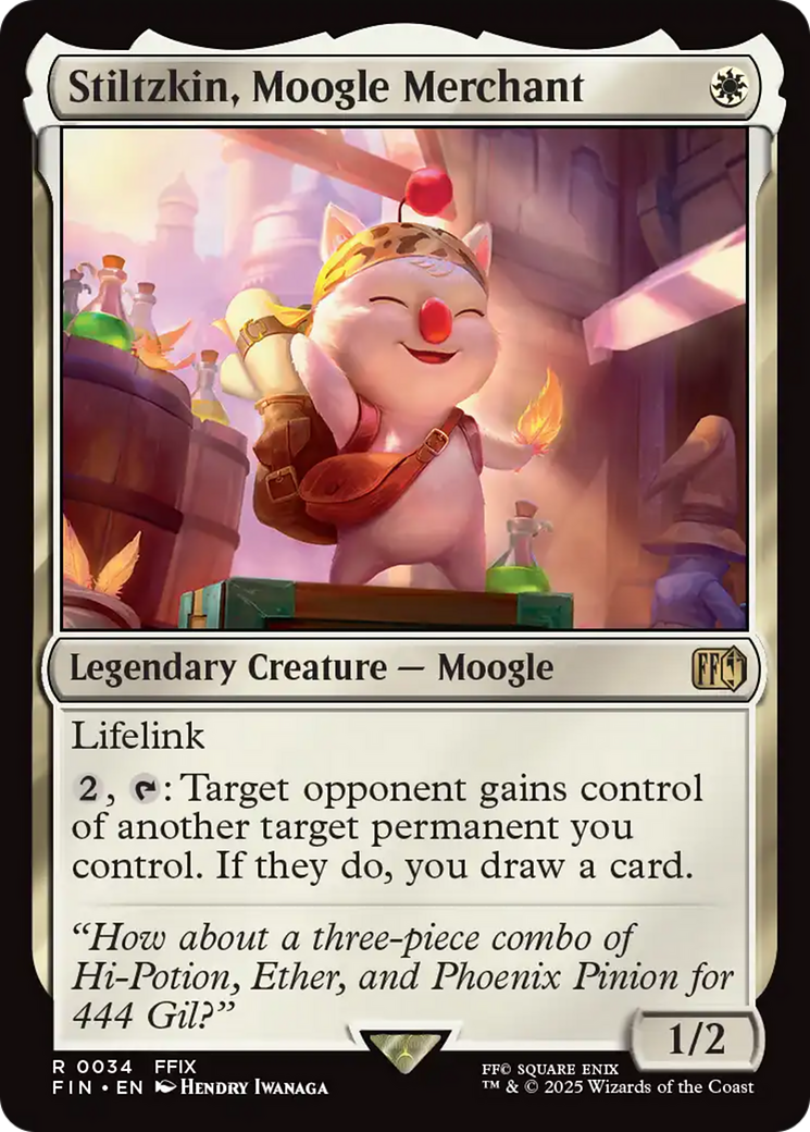 Stiltzkin, Moogle Merchant [FINAL FANTASY] | Lots Moore NSW