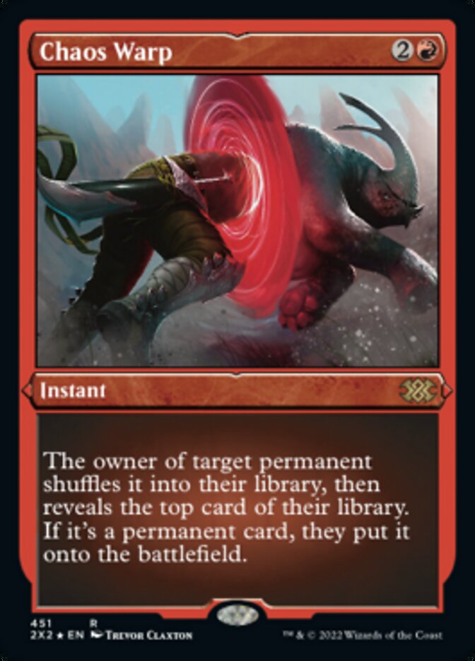Chaos Warp (Foil Etched) [Double Masters 2022] | Lots Moore NSW