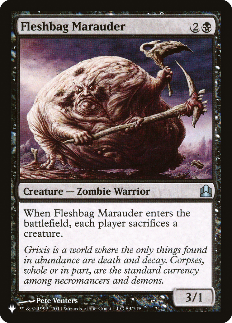 Fleshbag Marauder [The List] | Lots Moore NSW