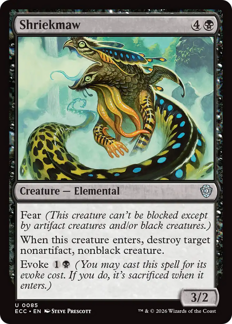 Shriekmaw [Lorwyn Eclipsed Commander] | Lots Moore NSW