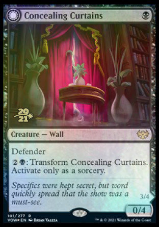 Concealing Curtains // Revealing Eye [Innistrad: Crimson Vow Prerelease Promos] | Lots Moore NSW