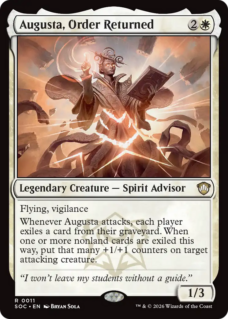 Augusta, Order Returned [Secrets of Strixhaven Commander] | Lots Moore NSW