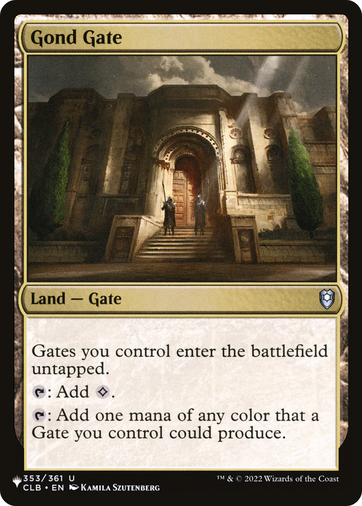 Gond Gate [The List] | Lots Moore NSW