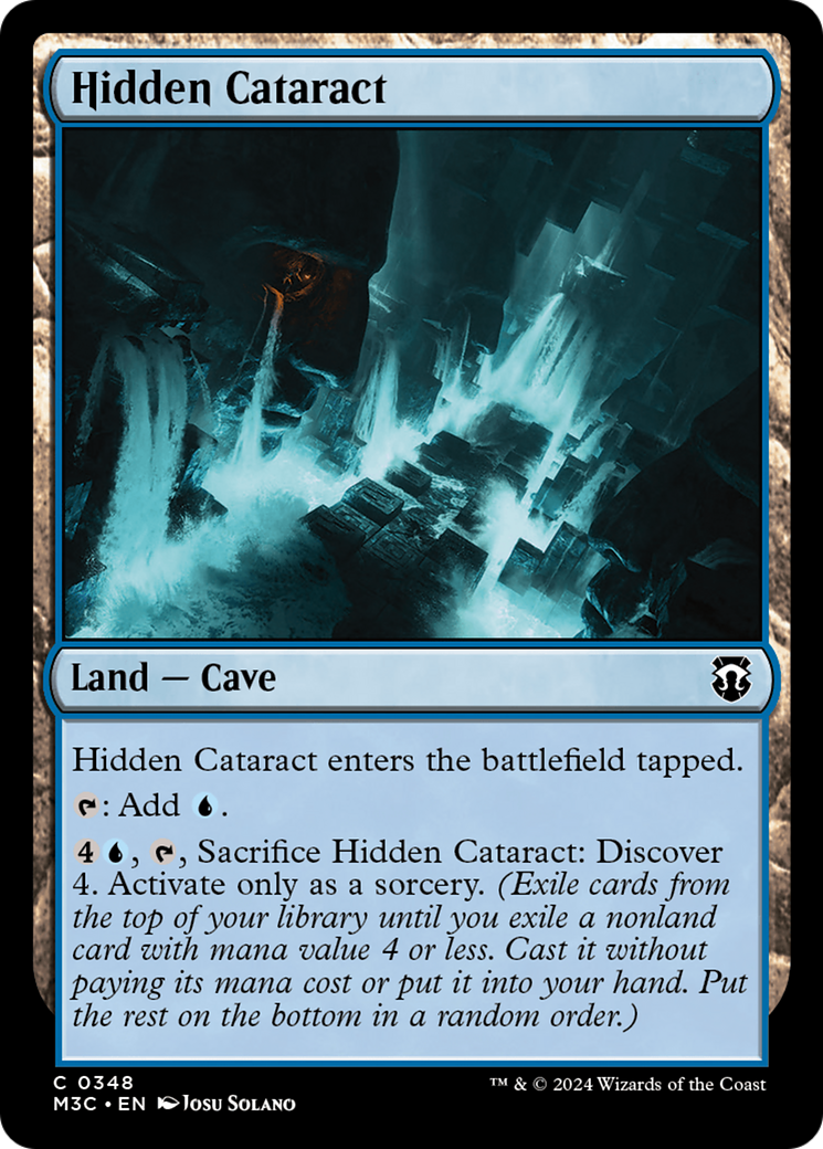 Hidden Cataract (Ripple Foil) [Modern Horizons 3 Commander] | Lots Moore NSW