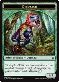 Dinosaur // Treasure (008) Double-Sided Token [Ixalan Tokens] | Lots Moore NSW