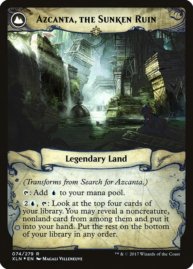 Search for Azcanta // Azcanta, the Sunken Ruin [Ixalan Prerelease Promos] | Lots Moore NSW