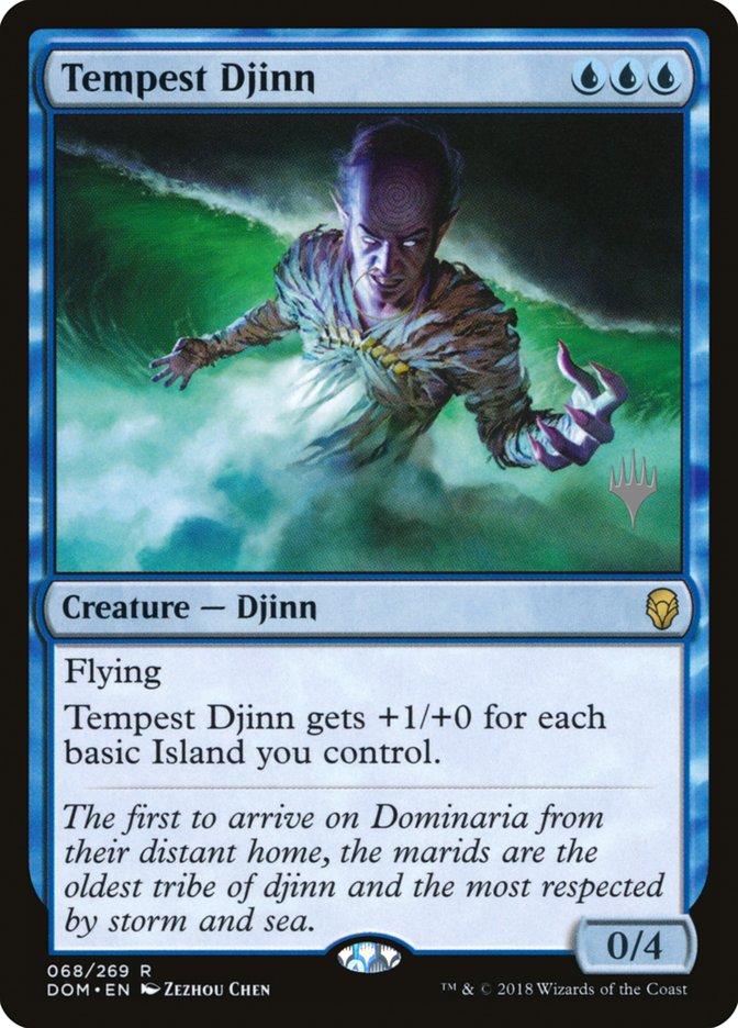 Tempest Djinn (Promo Pack) [Dominaria Promos] | Lots Moore NSW