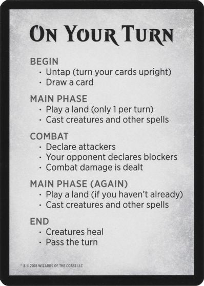 Rules Card [War of the Spark Tokens] | Lots Moore NSW