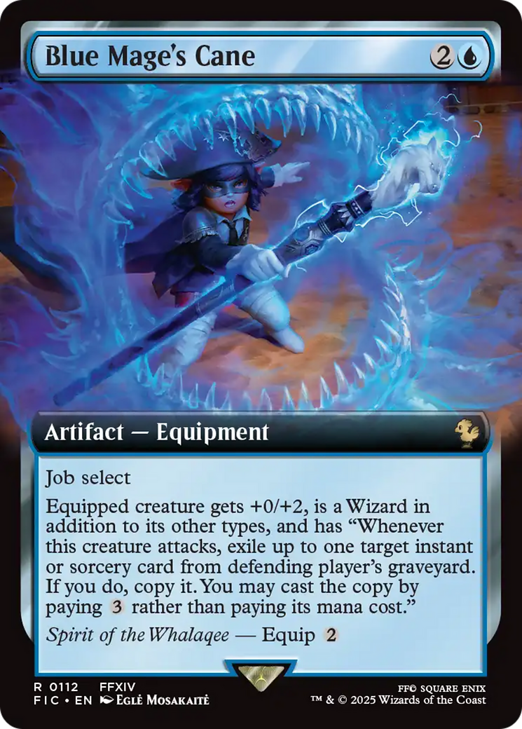 Blue Mage's Cane (Extended Art) [FINAL FANTASY Commander] | Lots Moore NSW