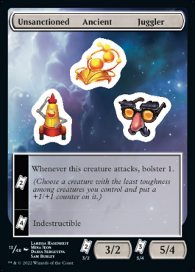 Unsanctioned Ancient Juggler [Unfinity Stickers] | Lots Moore NSW