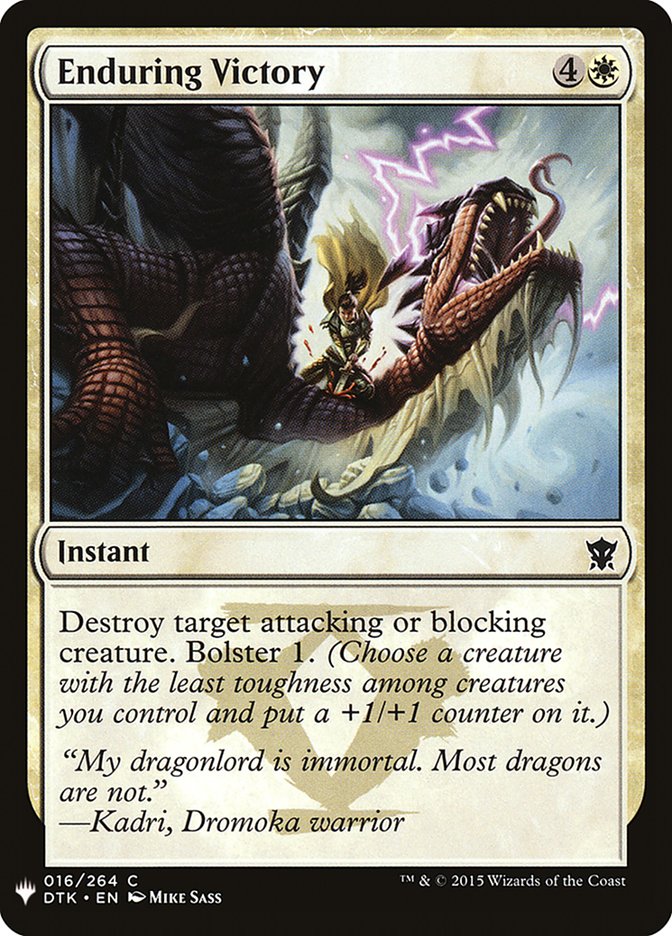 Enduring Victory [Mystery Booster] | Lots Moore NSW
