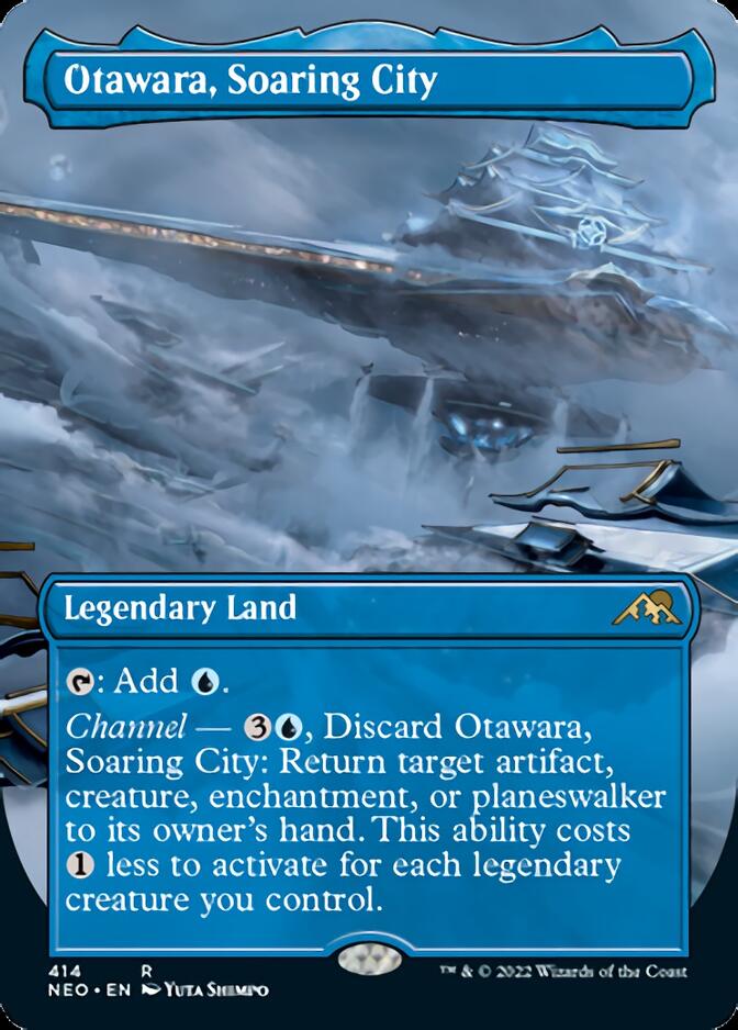 Otawara, Soaring City (Borderless Alternate Art) [Kamigawa: Neon Dynasty] | Lots Moore NSW