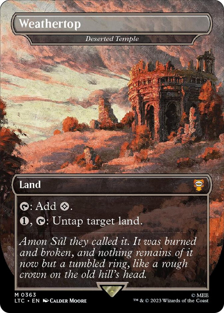 Weathertop - Deserted Temple [The Lord of the Rings: Tales of Middle-Earth Commander] | Lots Moore NSW