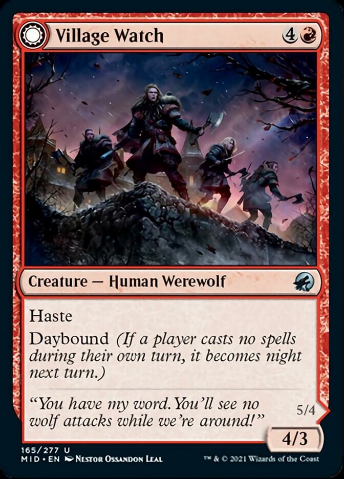 Village Watch // Village Reavers [Innistrad: Midnight Hunt] | Lots Moore NSW