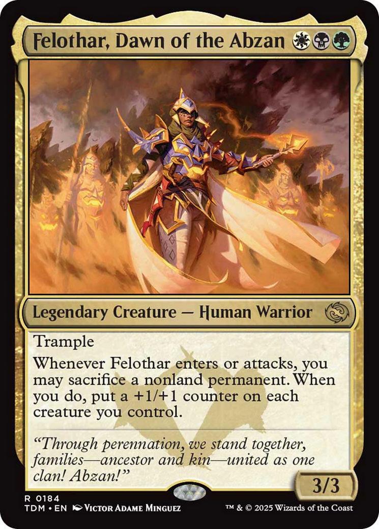 Felothar, Dawn of the Abzan [Tarkir: Dragonstorm] | Lots Moore NSW