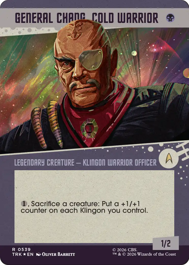 General Chang, Cold Warrior (0539) (Showcase Surge Foil) [Star Trek] | Lots Moore NSW