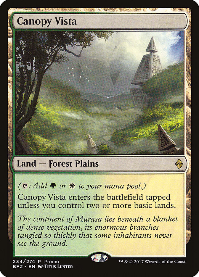 Canopy Vista (Promo) [Standard Showdown Promos] | Lots Moore NSW