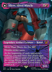 Slicer, Hired Muscle // Slicer, High-Speed Antagonist (Shattered Glass) [Transformers] | Lots Moore NSW