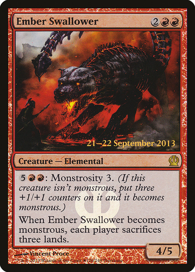 Ember Swallower [Theros Prerelease Promos] | Lots Moore NSW