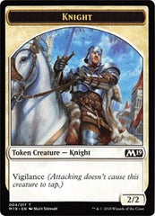 Knight // Zombie Double-Sided Token (Game Night) [Core Set 2019 Tokens] | Lots Moore NSW