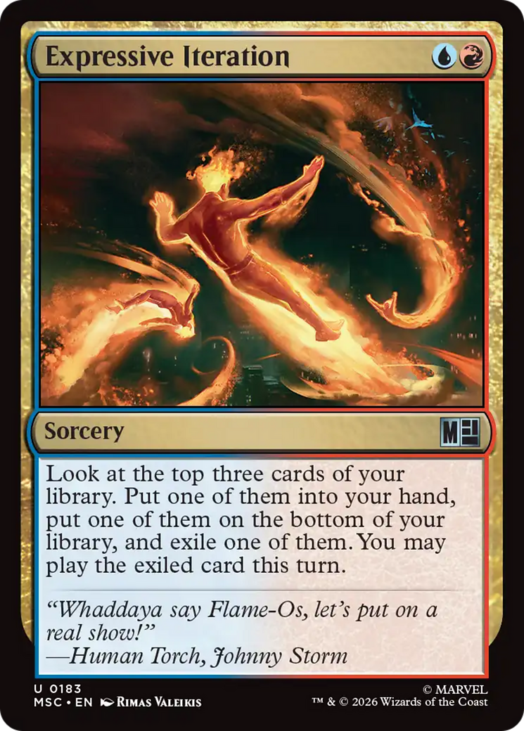 Expressive Iteration (Surge Foil) [Marvel Super Heroes Commander] | Lots Moore NSW