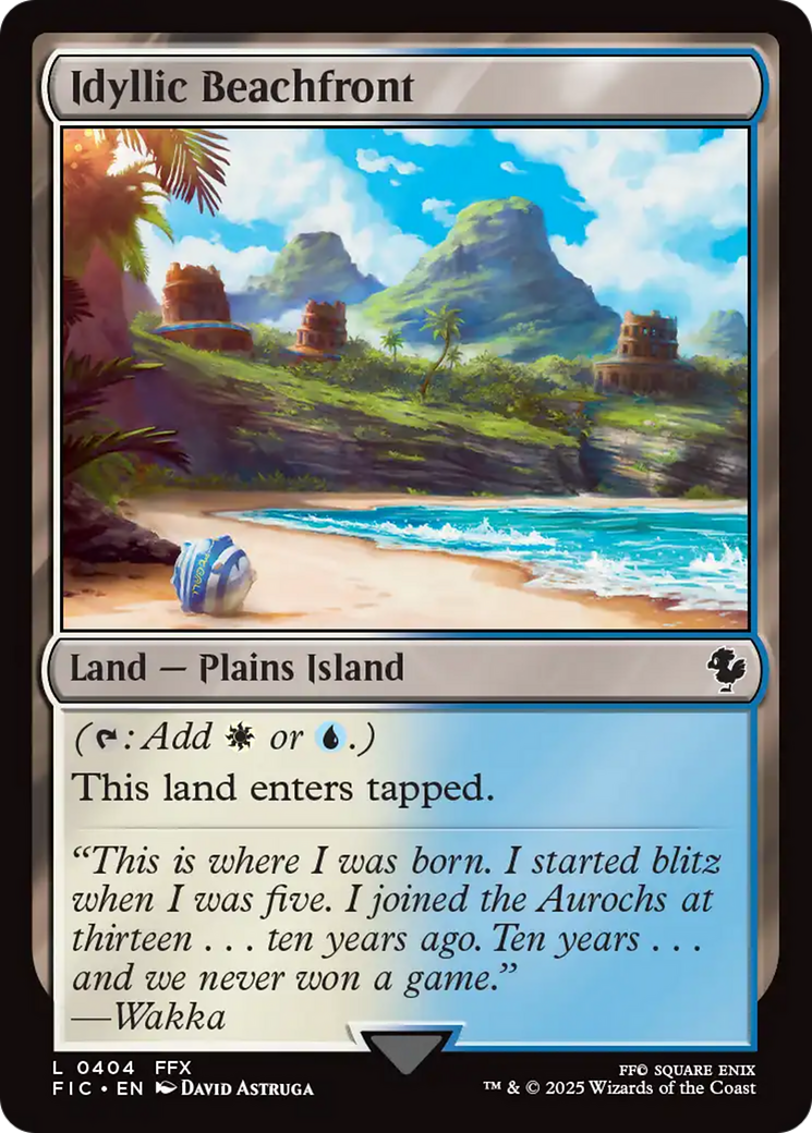 Idyllic Beachfront [FINAL FANTASY Commander] | Lots Moore NSW