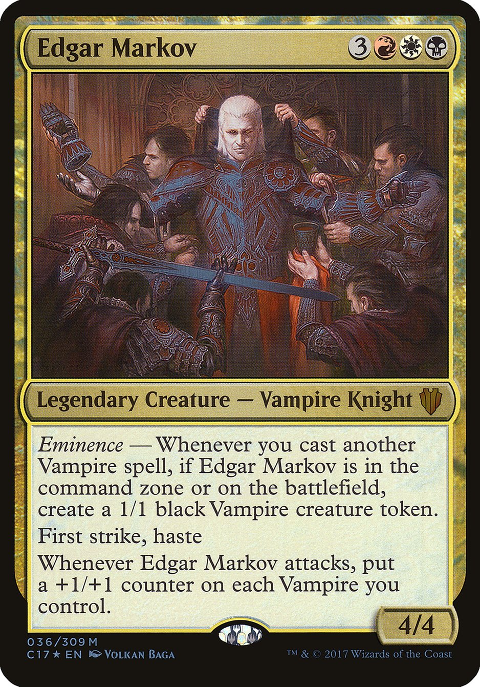 Edgar Markov (Oversized) [Commander 2017 Oversized] | Lots Moore NSW