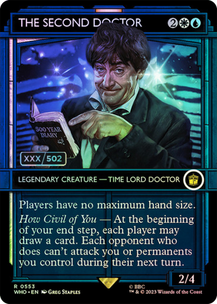 The Second Doctor (Serial Numbered) [Doctor Who] | Lots Moore NSW