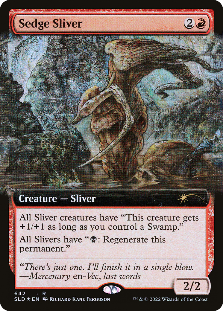 Sedge Sliver (Extended Art) [Secret Lair Drop Promos] | Lots Moore NSW